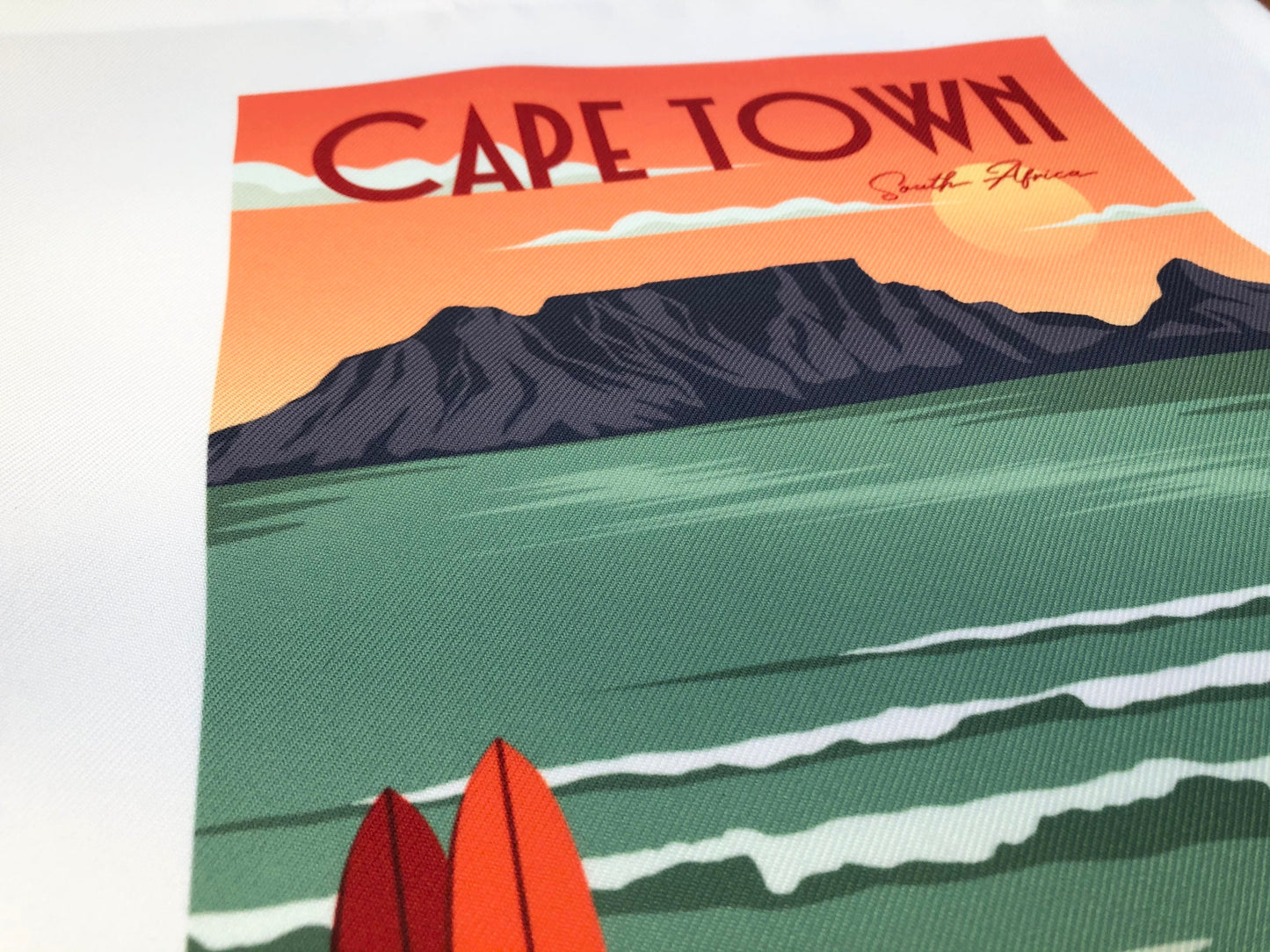 Vintage Cape Town Poster tote bag
