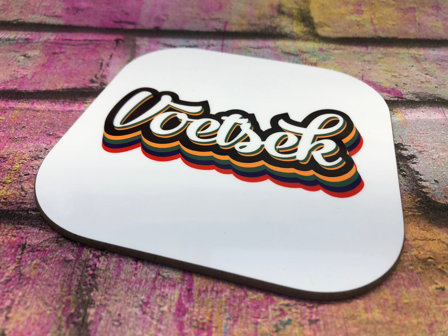 South African speciality Howzit mug with a complementing Voetsek coaster