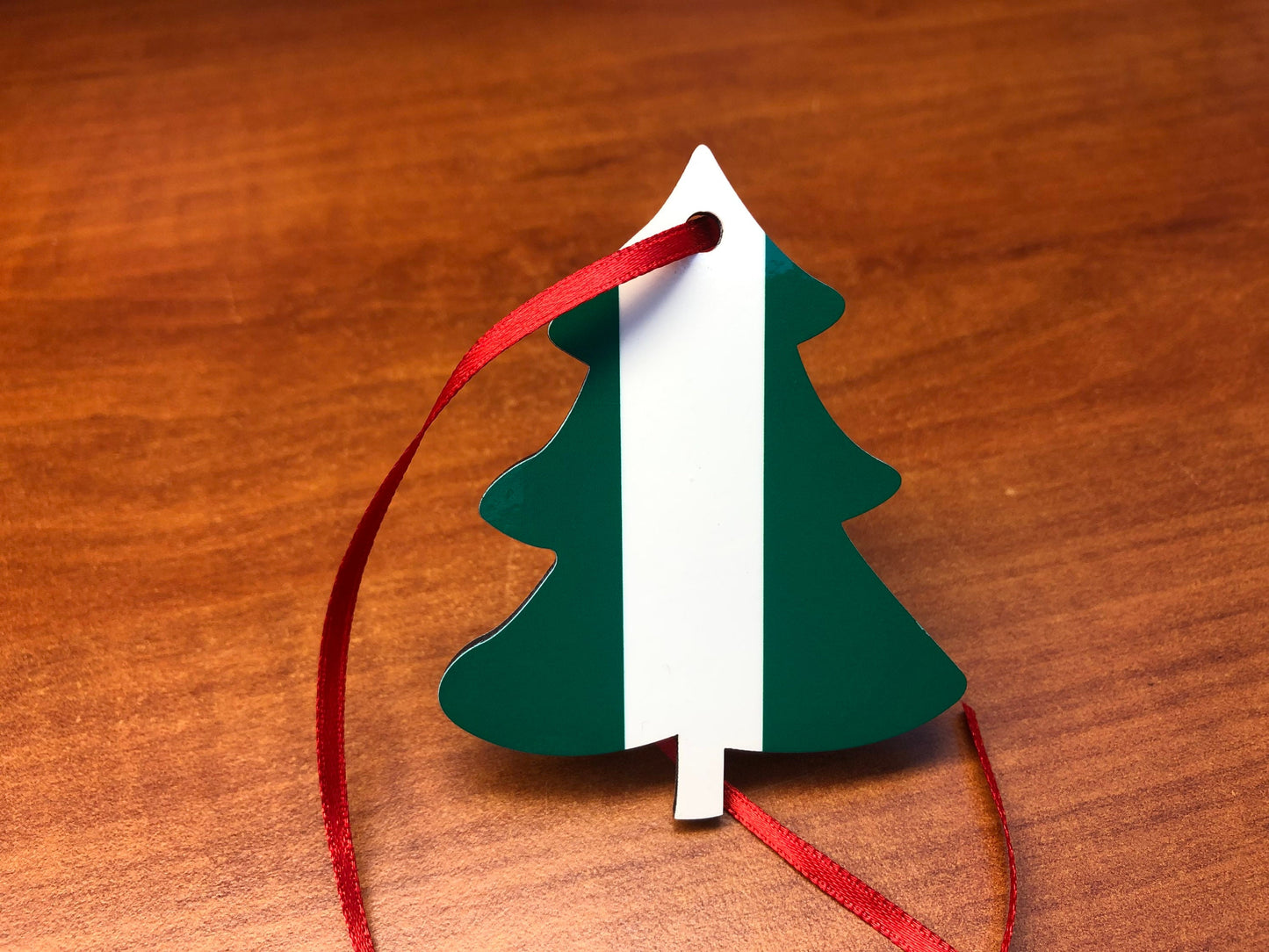 Nigeria Nigerian Christmas Decoration. Tree shaped decoration hanging ornament Bright and colourful.