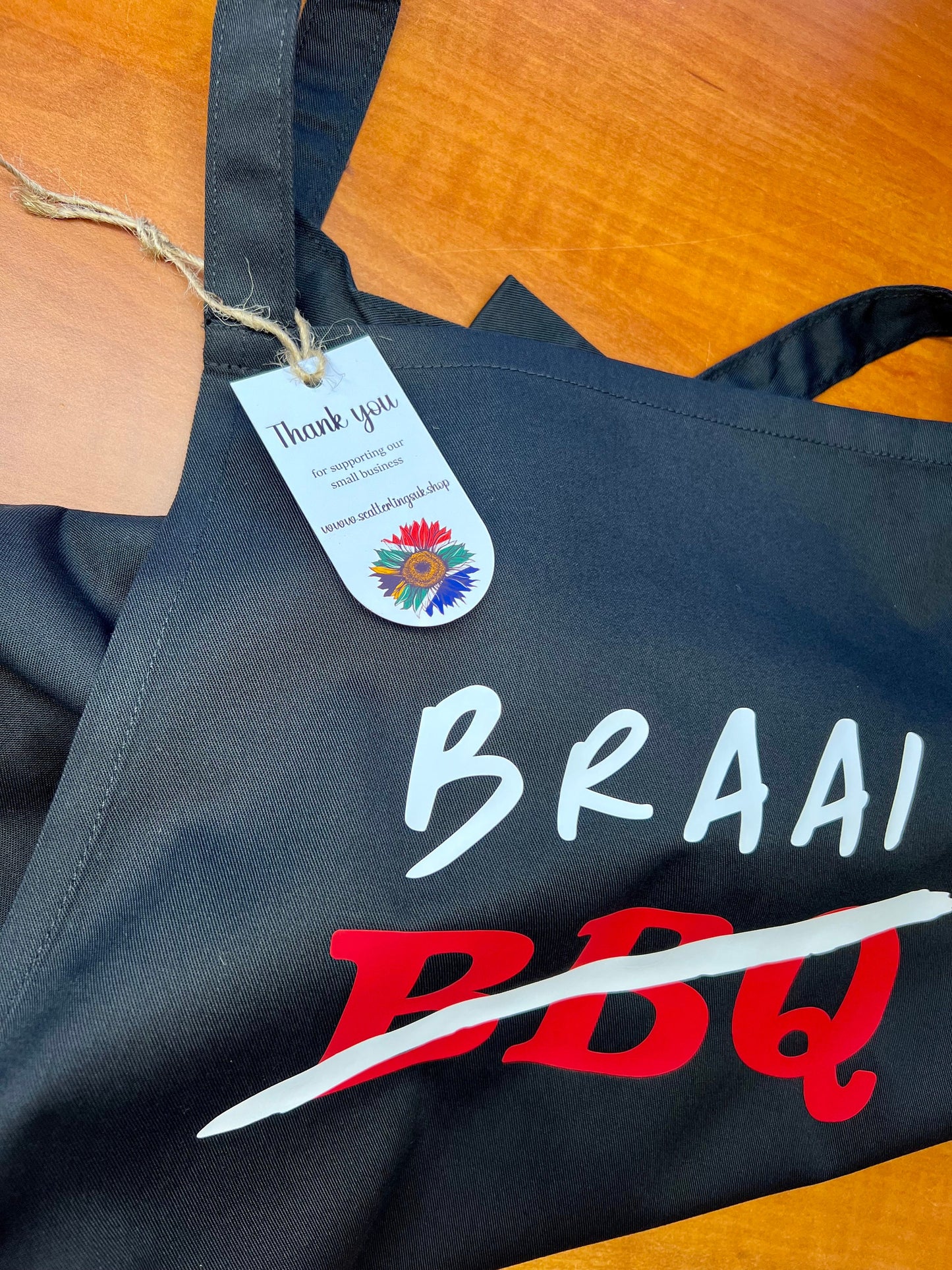 Braai not BBQ Barbecues Apron South African Braai Grill Master Outdoor Cooking