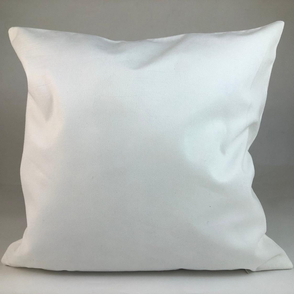 Peace Love Africa design South African Design plush white deluxe soft feel scatter cushion. ( 40x40cm )