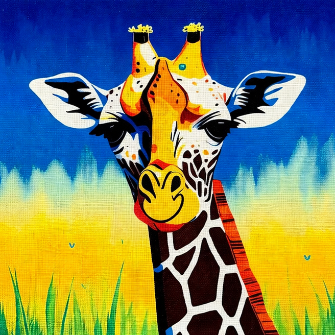 African Safari Linen Placemats – Set of 4 | Vibrant Animal Art Table Decor | Zebra, Lion, Giraffe, Elephant