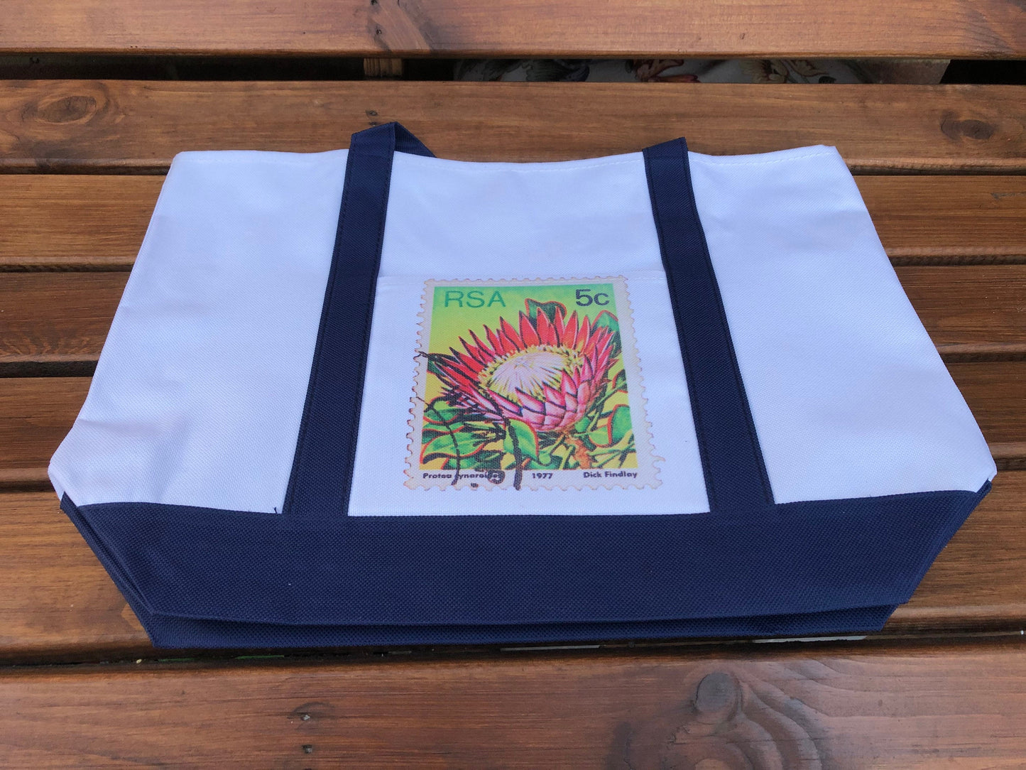 Protea tote bag, ideal for shopping ( made to order )