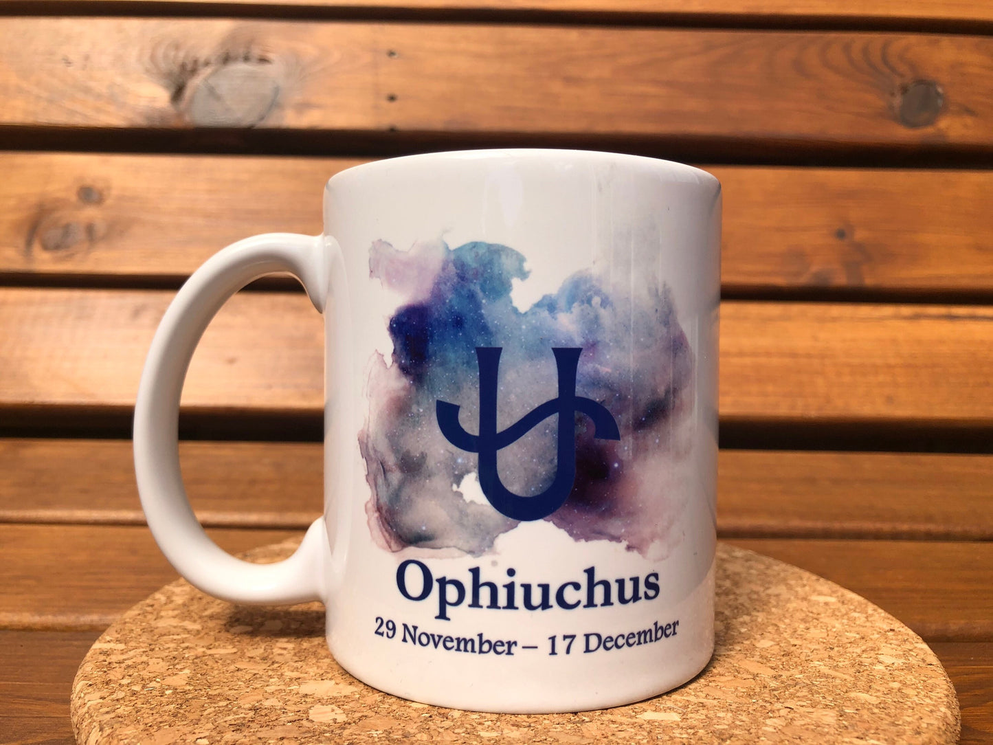 Ophiuchus - The 13th Zodiac Sign Mug ( 29 Nov - 17 Dec ) Horoscope mug.
