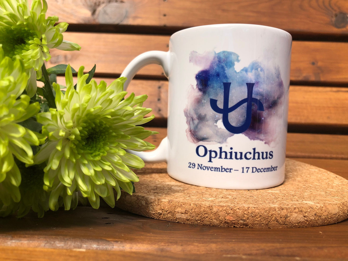 Ophiuchus - The 13th Zodiac Sign Mug ( 29 Nov - 17 Dec ) Horoscope mug.