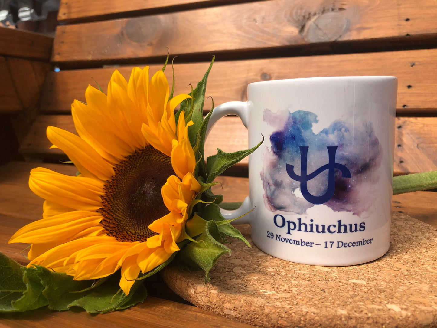 Ophiuchus - The 13th Zodiac Sign Mug ( 29 Nov - 17 Dec ) Horoscope mug.
