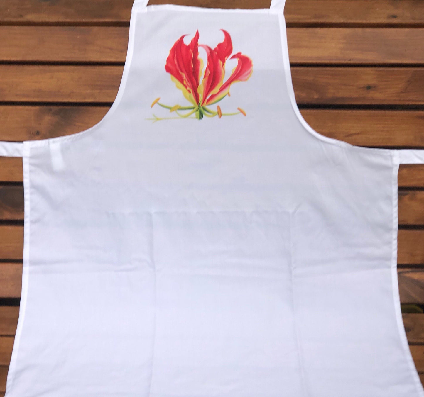 Flame Lilly high quality apron Zimbabwe