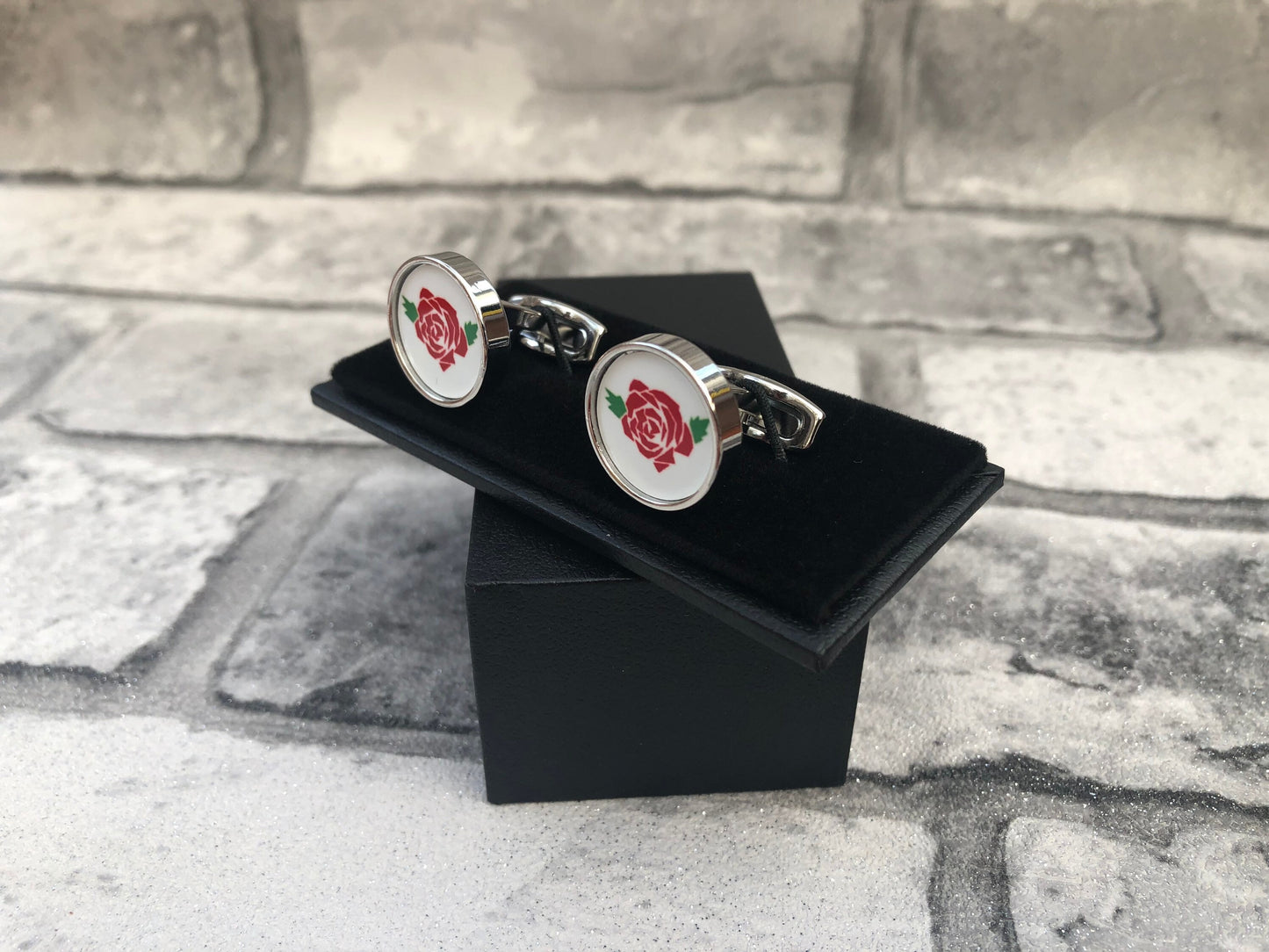 Cuff links Pair of Rugby Nations Cuff-links in display box