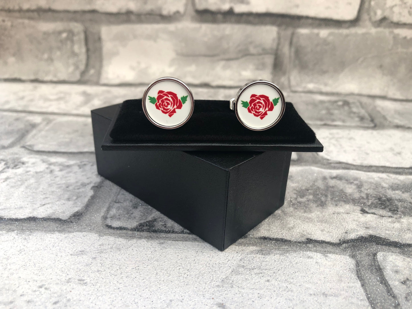 Cuff links Pair of Rugby Nations Cuff-links in display box