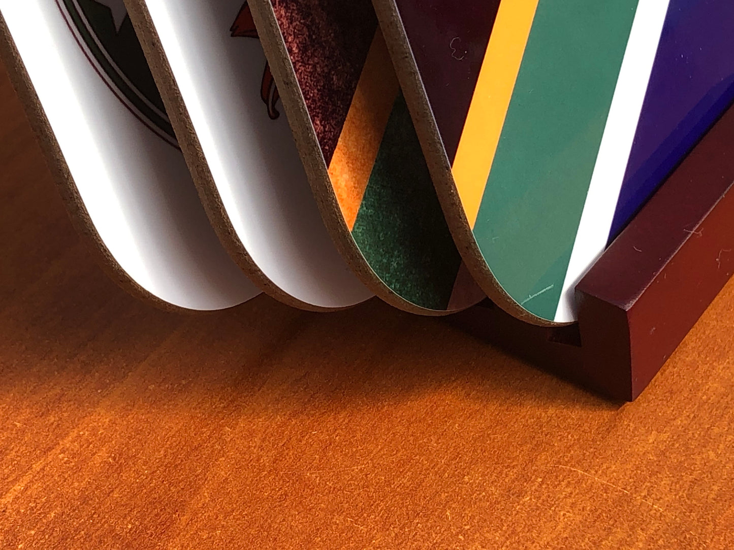 Distressed South African Flag Coaster, Rainbow Nation Gift