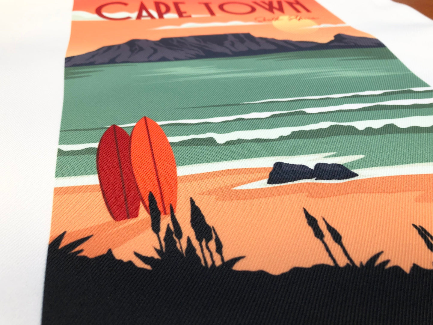 Vintage Cape Town Poster tote bag