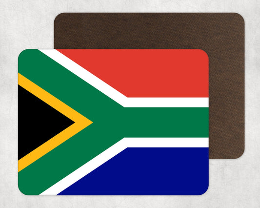 South African flag placemats tablemat, beautiful South African inspired design.