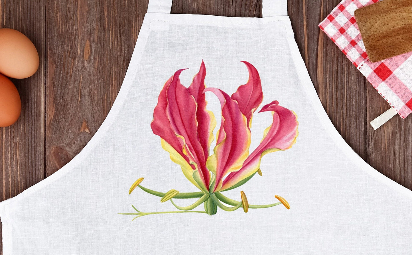 Flame Lilly high quality apron Zimbabwe