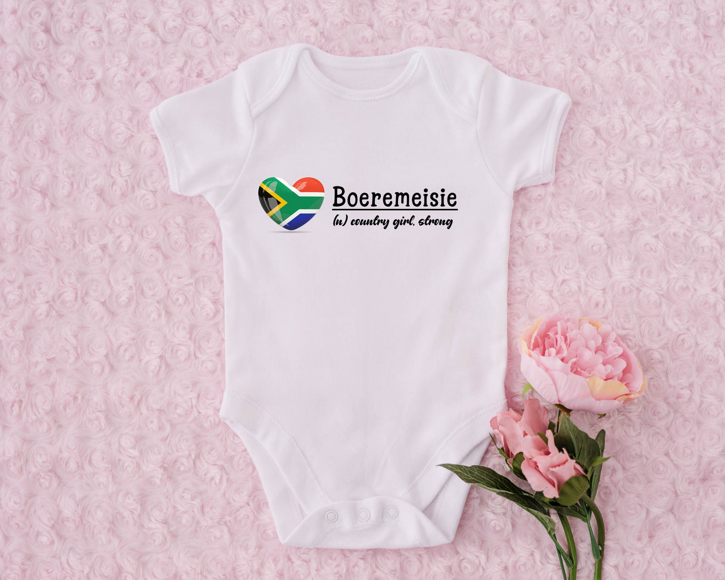 South Africa baby vest gift bodysuit Afrikaans slang Boeremeisie Girl New baby gift gender reveal boy pregnancy announcement baby shower.