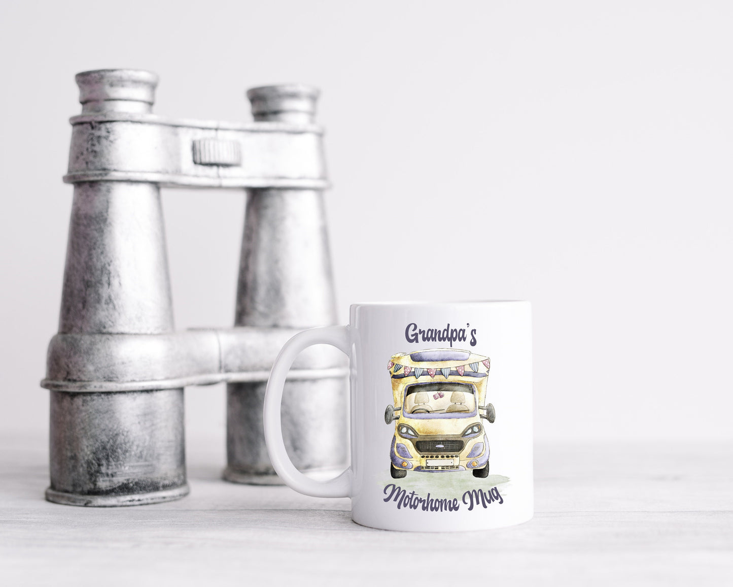 Motorhome Mug Personalised Caravan Campervan RV  Gift Day Mother's Father's Day Traveller Road Trip Camping Grandad Grandmother Custom Name