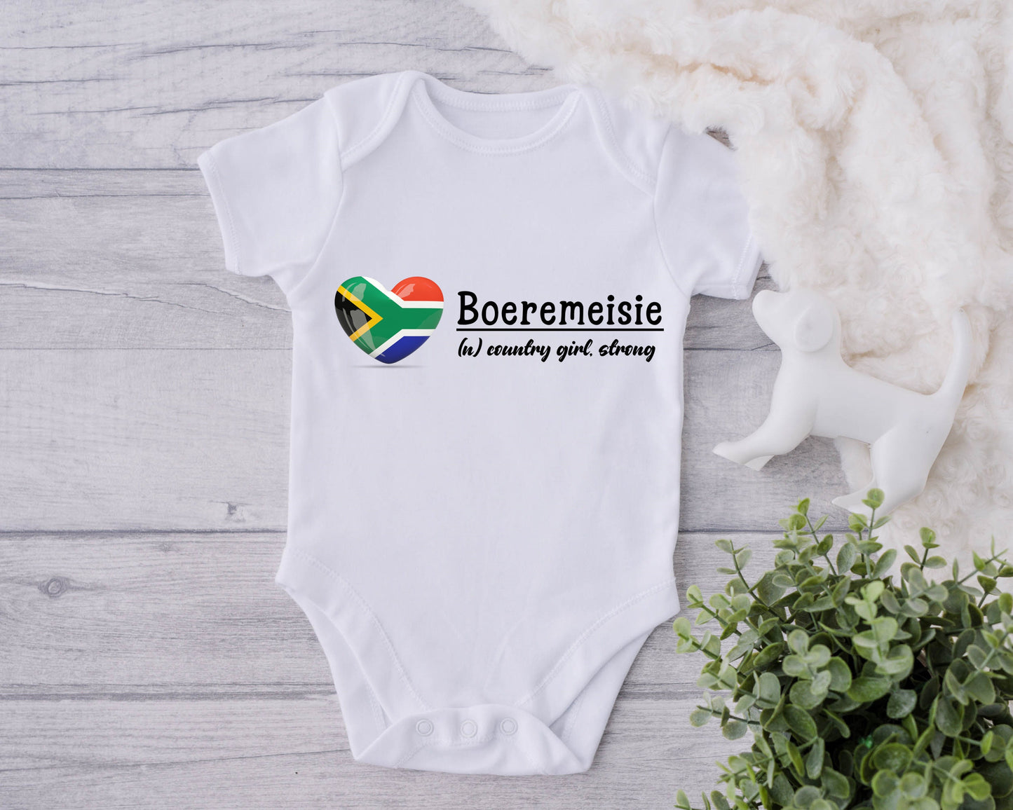 South Africa baby vest gift bodysuit Afrikaans slang Boeremeisie Girl New baby gift gender reveal boy pregnancy announcement baby shower.