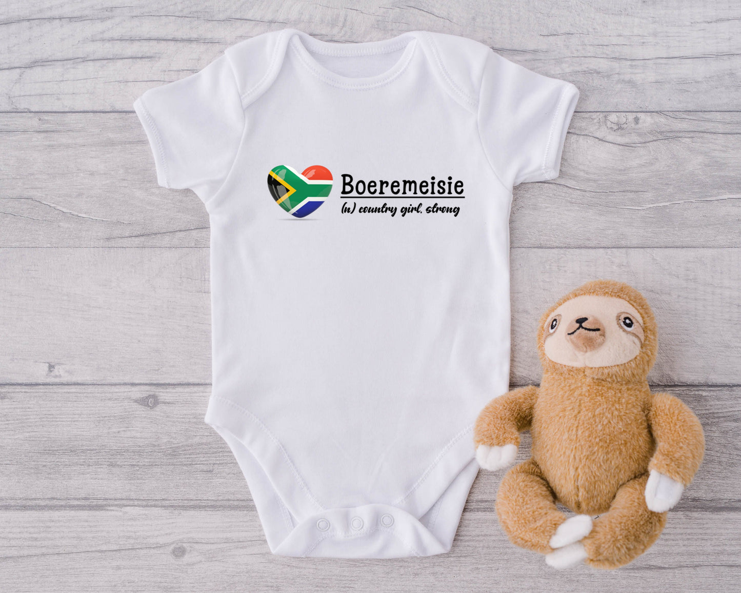 South Africa baby vest gift bodysuit Afrikaans slang Boeremeisie Girl New baby gift gender reveal boy pregnancy announcement baby shower.