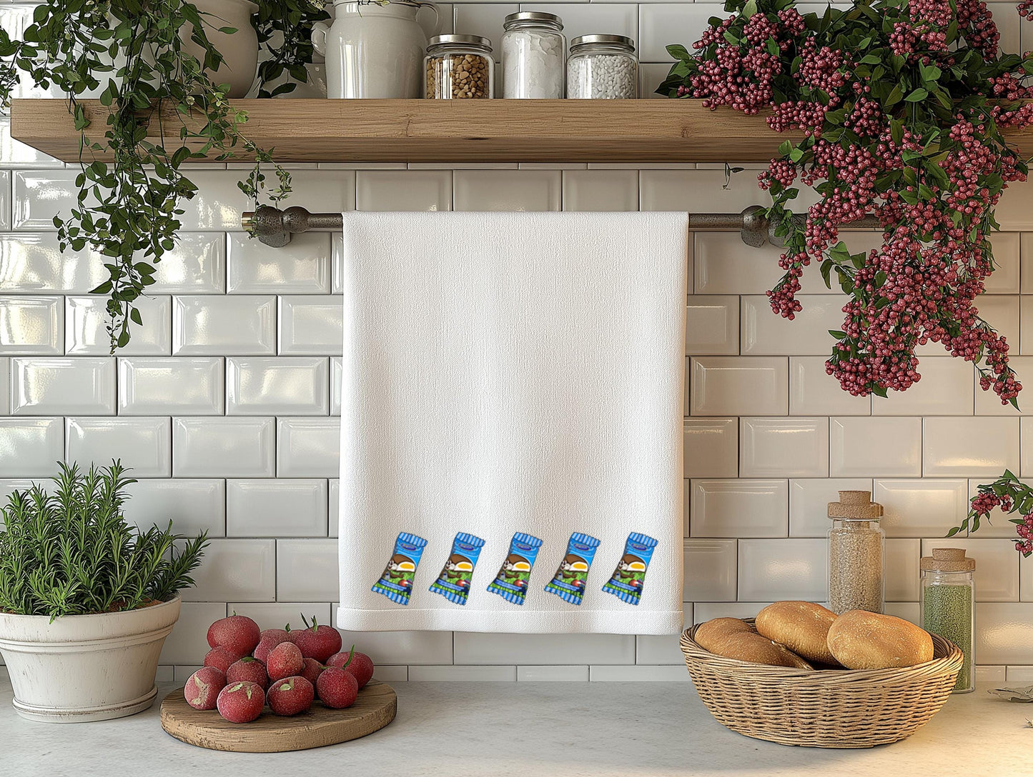 South African Easter Egg Tea towel Unique Afrikaans Bar Hand towel Housewarming new Home Kitchen gift  flag decoration food braai bbq