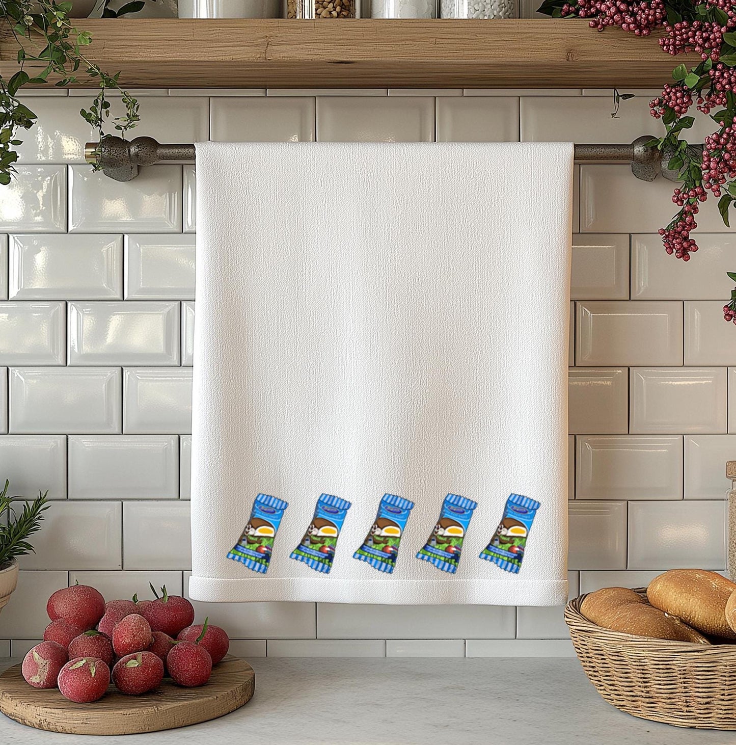 South African Easter Egg Tea towel Unique Afrikaans Bar Hand towel Housewarming new Home Kitchen gift  flag decoration food braai bbq