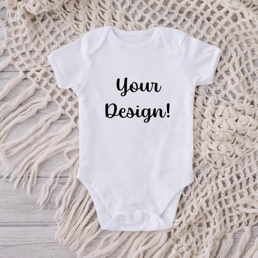 Your design baby vest gift bodysuit New baby gift gender reveal boy pregnancy announcement baby shower