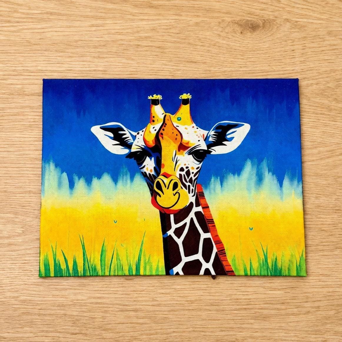 African Safari Linen Placemats – Set of 4 | Vibrant Animal Art Table Decor | Zebra, Lion, Giraffe, Elephant
